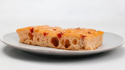 Gourmet-Focaccia mit würziger Note