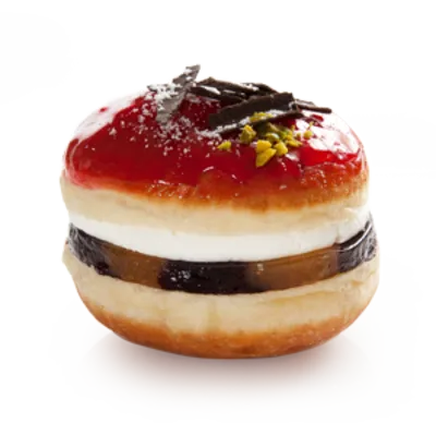 Berliner & Krapfen Burger Deluxe (Aprikose/ wilde Blaubeere)